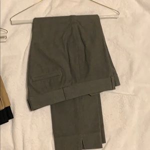 Banana Republic Sloan crop pant, size 2P, grey